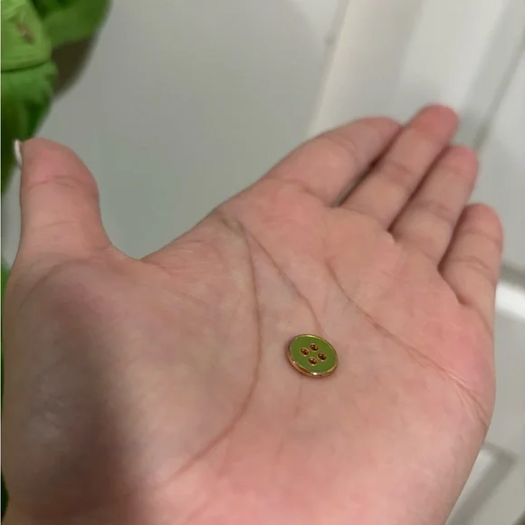 Vintage Bebe Green Belted Short Sleeve Top - Picture 6 of 6